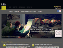 Tablet Screenshot of infixad.com